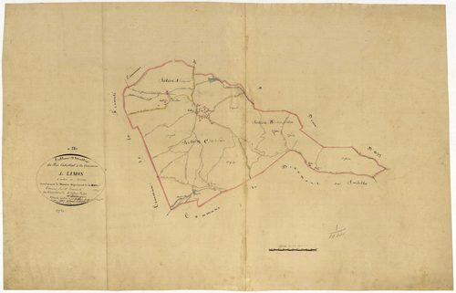 Limon, cadastre ancien : tableau d'assemblage