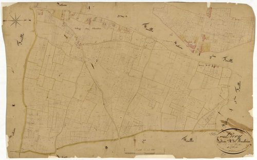 Livry, cadastre ancien : plan parcellaire de la section A dite de Mauboux, feuille 4