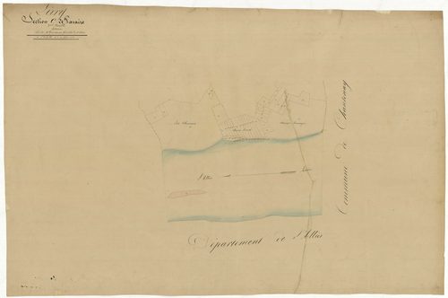 Livry, cadastre ancien : plan parcellaire de la section C dite de Paraize, feuille 3, annexe