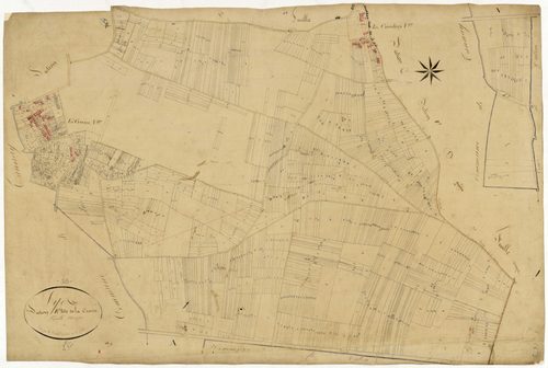 Lys, cadastre ancien : plan parcellaire de la section B dite de la Creuse