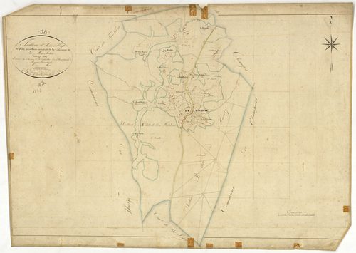 La Machine, cadastre ancien : tableau d'assemblage