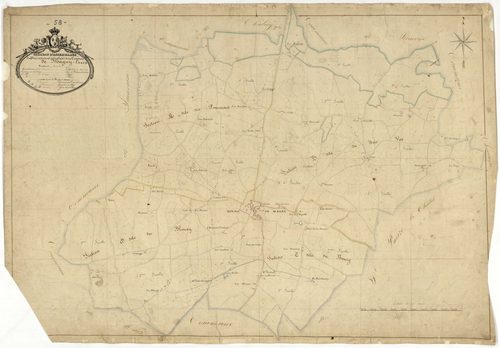 Magny-Cours, cadastre ancien : tableau d'assemblage