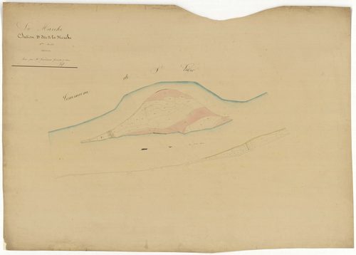 La Marche, cadastre ancien : plan parcellaire de la section D dite de la Marche, feuille 4, annexe 2