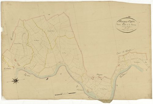 Marigny-l'Église, cadastre ancien : plan parcellaire de la section C dite de la Tronçoy, feuille 2
