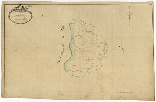 Mars-sur-Allier, cadastre ancien : tableau d'assemblage