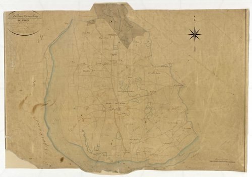Marzy, cadastre ancien : tableau d'assemblage