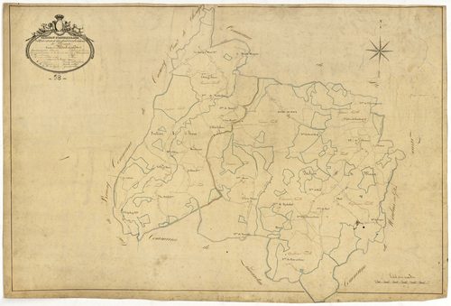 Maux, cadastre ancien : tableau d'assemblage