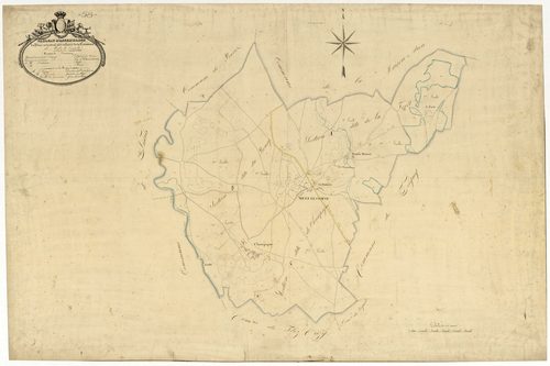Metz-le-Comte, cadastre ancien : tableau d'assemblage