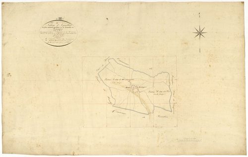 Michaugues, cadastre ancien : tableau d'assemblage