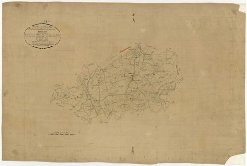 Millay, cadastre ancien : tableau d'assemblage