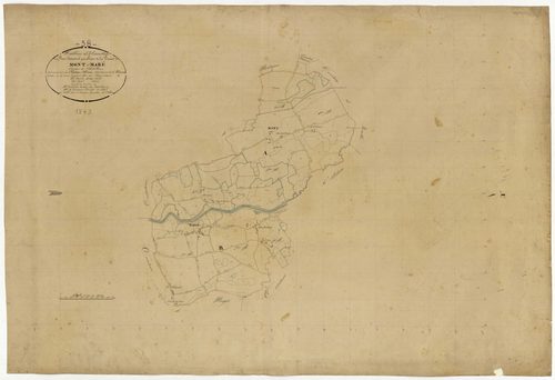 Mont-et-Marré, cadastre ancien : tableau d'assemblage