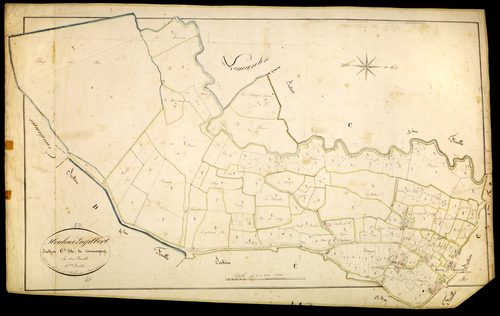 Moulins-Engilbert, cadastre ancien : plan parcellaire de la section C dite de Commagny, feuille 4