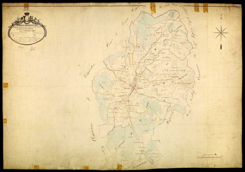 Moulins-Engilbert, cadastre ancien : tableau d'assemblage