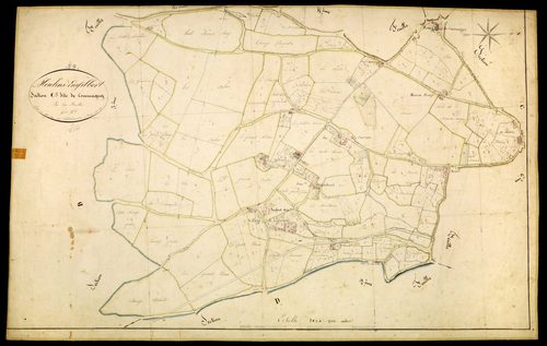 Moulins-Engilbert, cadastre ancien : plan parcellaire de la section C dite de Commagny, feuille 5