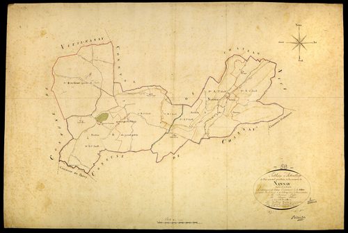 Nannay, cadastre ancien : tableau d'assemblage