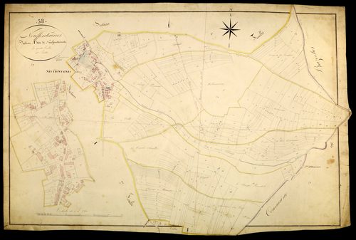 Neuffontaines, cadastre ancien : plan parcellaire de la section A dite de Neuffontaines, feuille 4