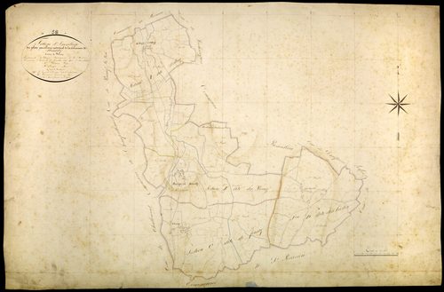 Neuilly, cadastre ancien : tableau d'assemblage