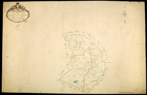 Neuville-lès-Decize, cadastre ancien : tableau d'assemblage