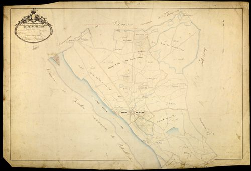 Neuvy-sur-Loire, cadastre ancien : tableau d'assemblage