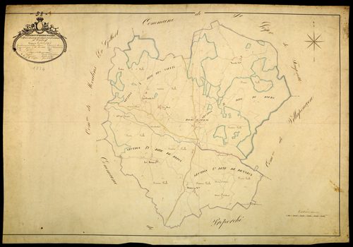 Onlay, cadastre ancien : tableau d'assemblage