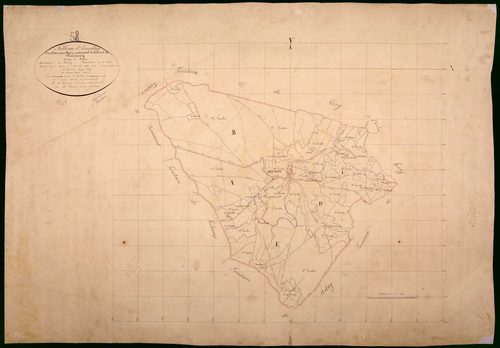 Prémery, cadastre ancien : tableau d'assemblage