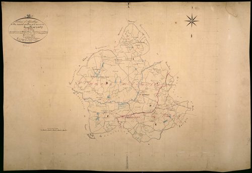 Rémilly, cadastre ancien : tableau d'assemblage