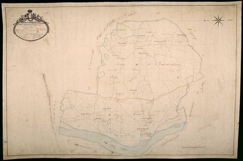 Saincaize-Meauce, cadastre ancien : tableau d'assemblage