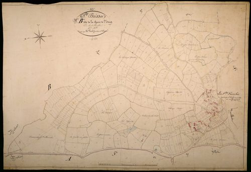 Saint-Brisson, cadastre ancien : plan parcellaire de la section B dite de la Queue de l'Étang, feuille 4