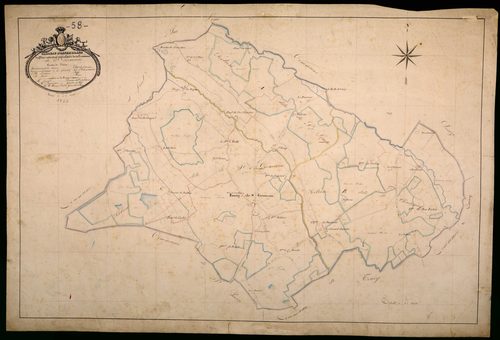Saint-Germain-Chassenay, cadastre ancien : tableau d'assemblage