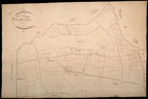 Saint-Loup, cadastre ancien : plan parcellaire de la section A dite des Gâtines, feuille 2