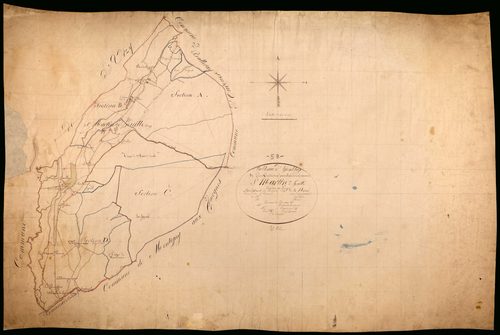 Saint-Martin-d'Heuille, cadastre ancien : tableau d'assemblage