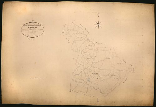 Saint-Maurice, cadastre ancien : tableau d'assemblage