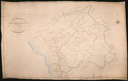 Saint-Ouen-sur-Loire, cadastre ancien : tableau d'assemblage