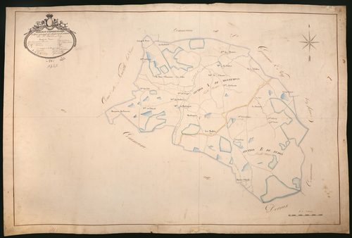 Saint-Parize-en-Viry, cadastre ancien : tableau d'assemblage