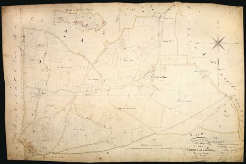 Saint-Parize-le-Châtel, cadastre ancien : plan parcellaire de la section A dite de Chéron et la Chasseigne, feuille 6