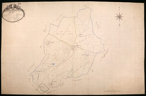 Saizy, cadastre ancien : tableau d'assemblage