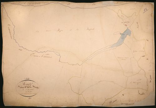 Sougy-sur-Loire, cadastre ancien : plan parcellaire de la section A dite de Sougy, feuille 6