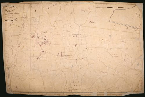 Sougy-sur-Loire, cadastre ancien : plan parcellaire de la section A dite de Sougy, feuille 4