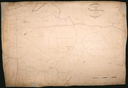 Sougy-sur-Loire, cadastre ancien : plan parcellaire de la section A dite de Sougy, feuille 3
