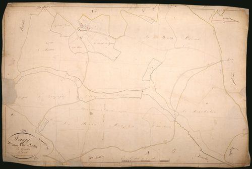 Sougy-sur-Loire, cadastre ancien : plan parcellaire de la section A dite de Sougy, feuille 2