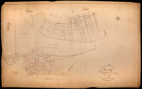 Taconnay, cadastre ancien : plan parcellaire de la section B dite de Taconnay, feuille 2
