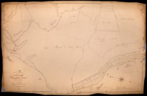Taconnay, cadastre ancien : plan parcellaire de la section A dite de Neuville, feuille 2