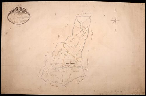 Teigny, cadastre ancien : tableau d'assemblage