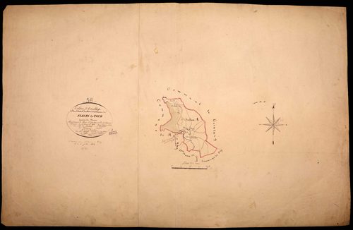 Tintury, cadastre ancien : tableau d'assemblage de Fleury-La-Tour