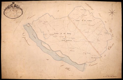 Tresnay, cadastre ancien : tableau d'assemblage