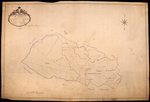 Trucy-l'Orgueilleux, cadastre ancien : tableau d'assemblage