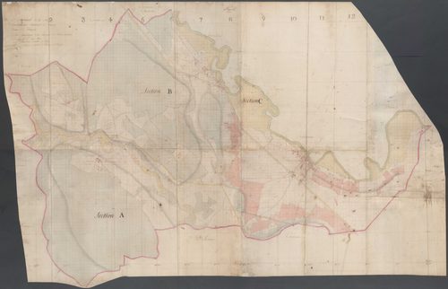 Villiers-sur-Yonne, cadastre ancien : plan géométrique