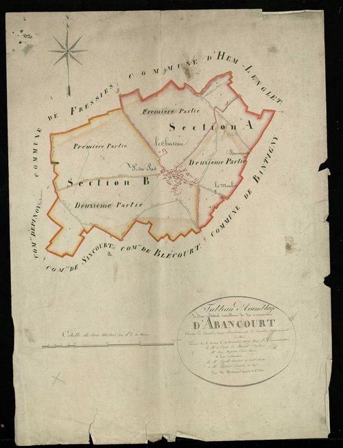 ABANCOURT - 1825