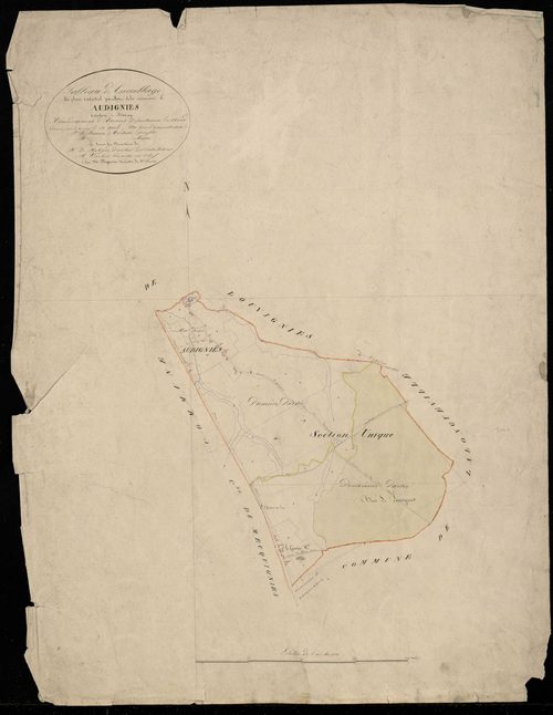 AUDIGNIES - 1831, - 1910