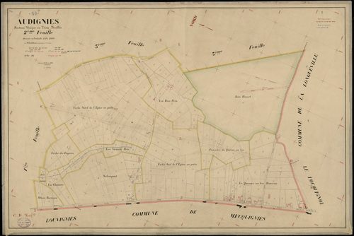 AUDIGNIES - 1831, - 1910